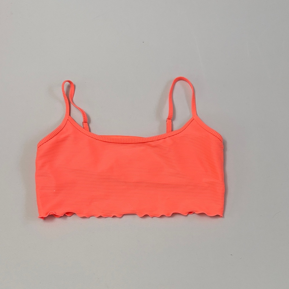 Aeropostale Bright Orange Ribbed Top